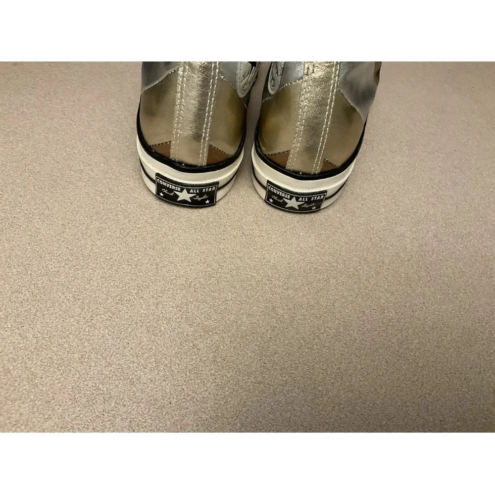 Womens Converse All Star Chuck 70 'Metallic Hi Top Sneakers. Size 7. Awesome!!! - Picture 7 of 9